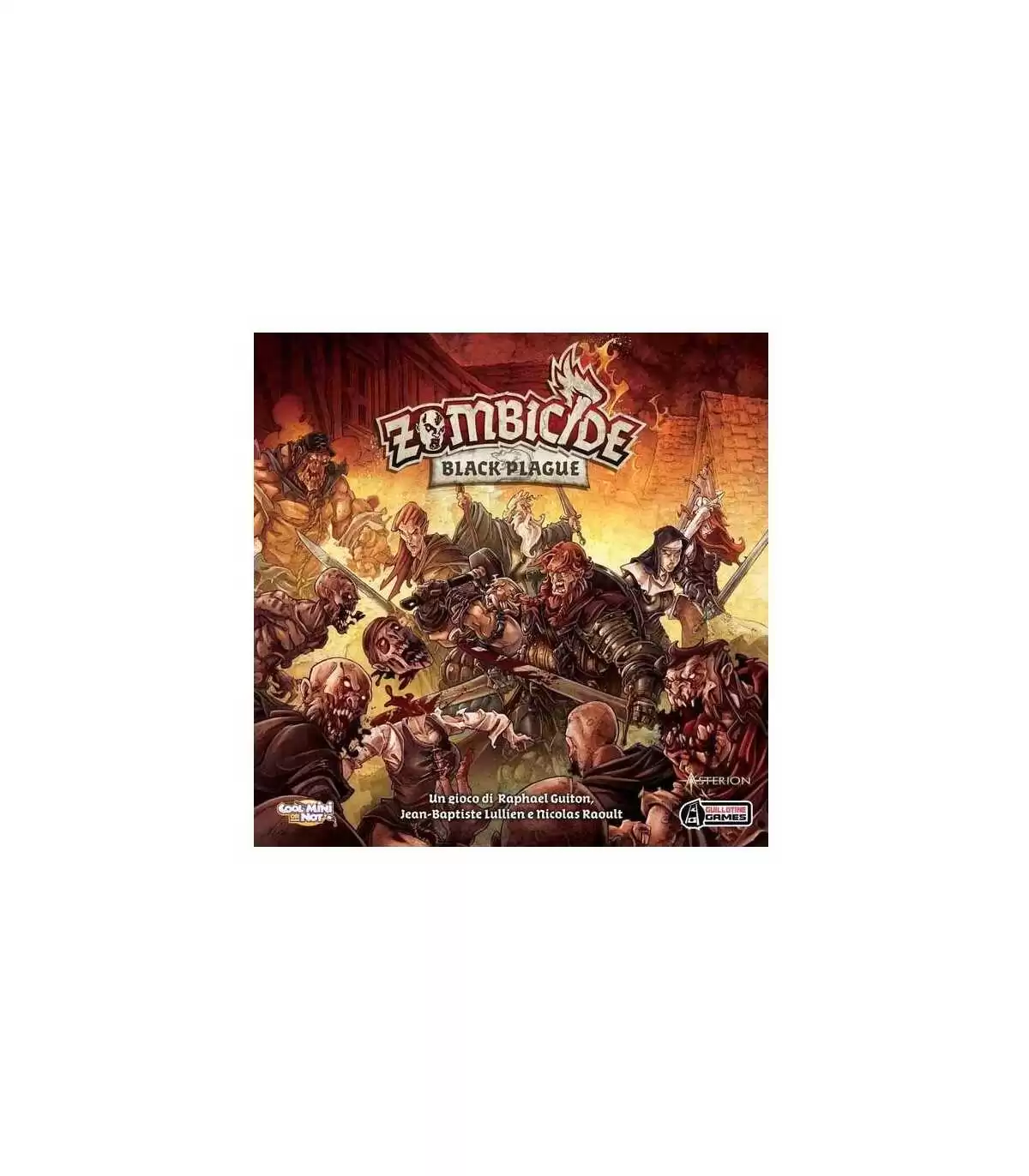Zombicide - Black Plague: Gioco Cooperativo Horror-Fantasy per 1-6 Giocatori, 60 Minuti di Azione e Strategia, Asmodee