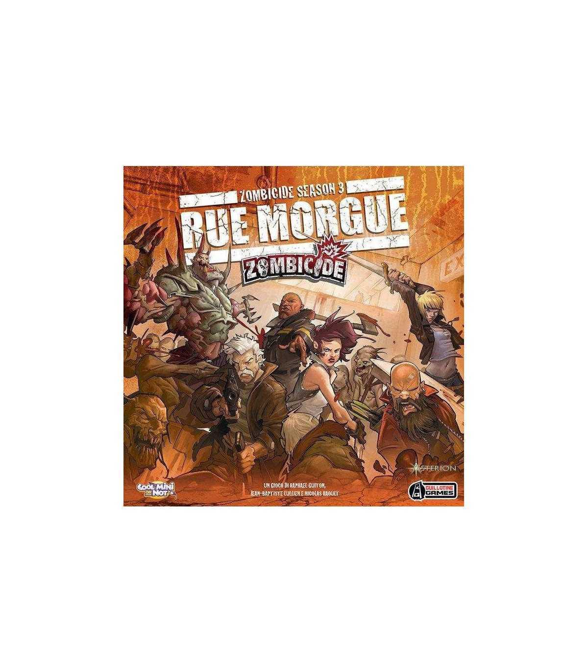 Zombicide Season 3: Rue Morgue - Gioco da Tavolo Cooperativo per 1-6 Giocatori, Horror e Dungeon Crawler, Asmodee
