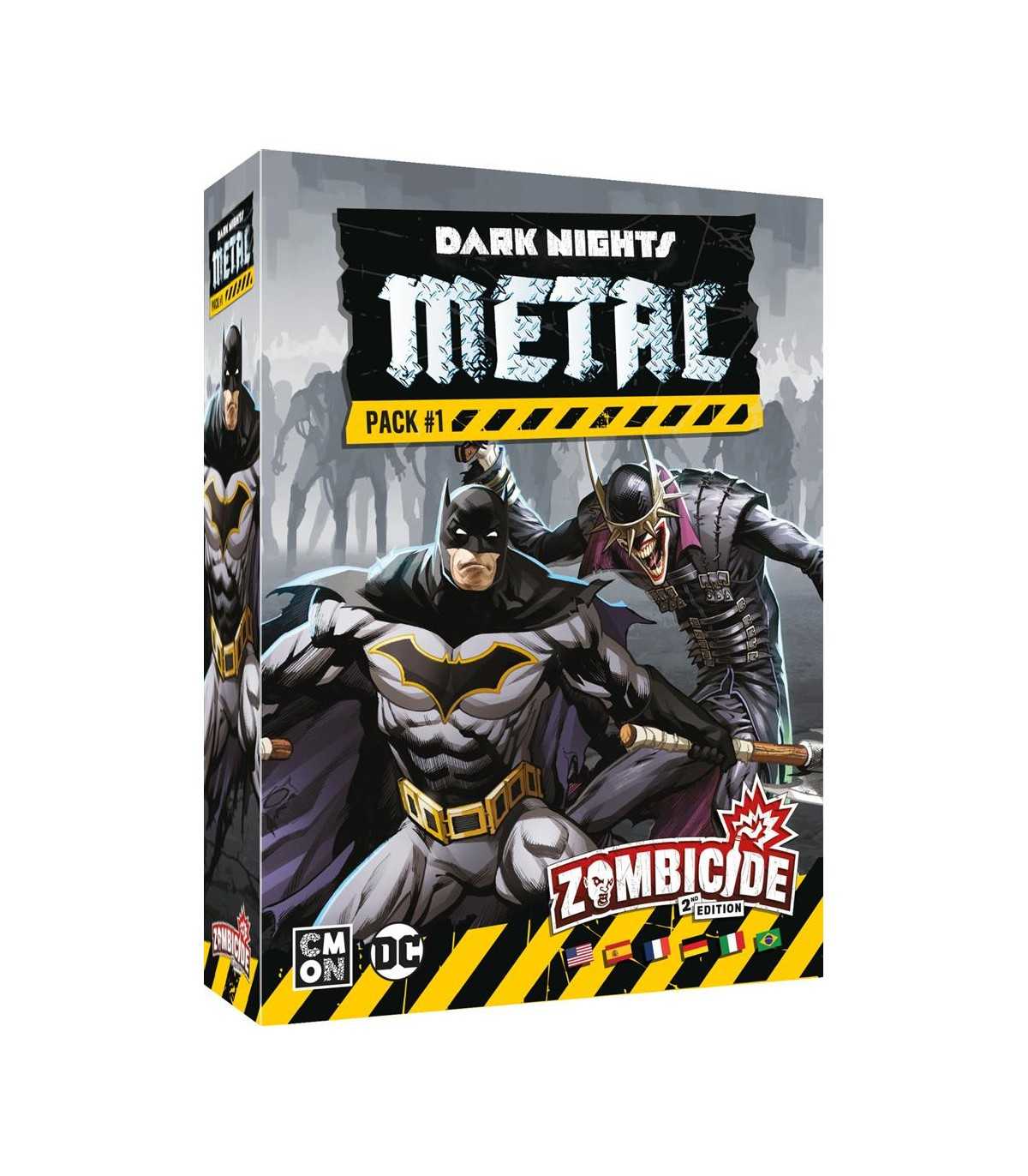 Zombicide - Seconda Edizione - Dark Nights Metal Pack 1: Espansione Cooperativa con Batman, 1-6 Giocatori, Avventura e Horror