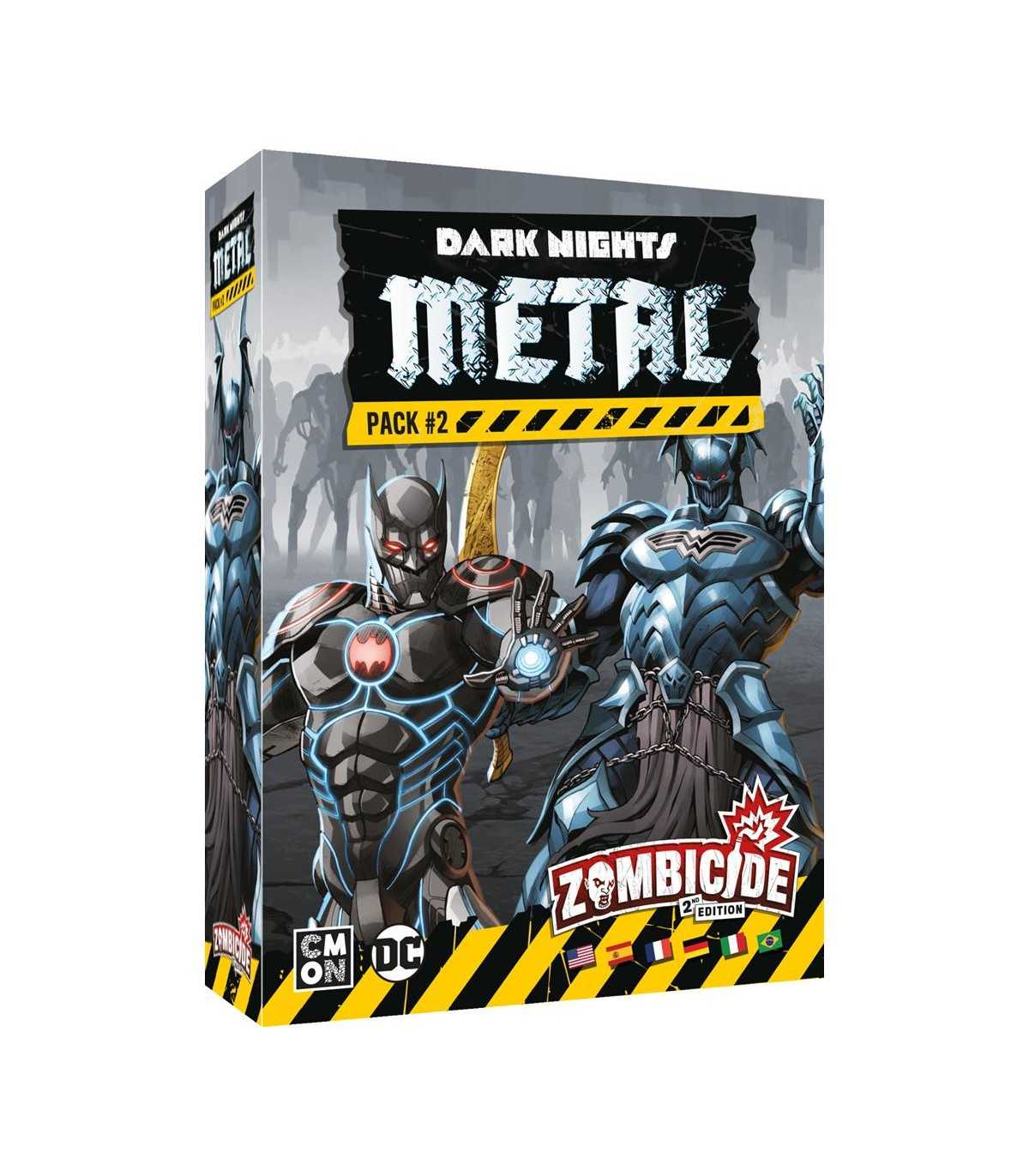 Zombicide - Seconda Edizione: Dark Nights Metal Pack 2 - Espansione con Batman e The Murder Machine, Gioco Cooperativo Avventura