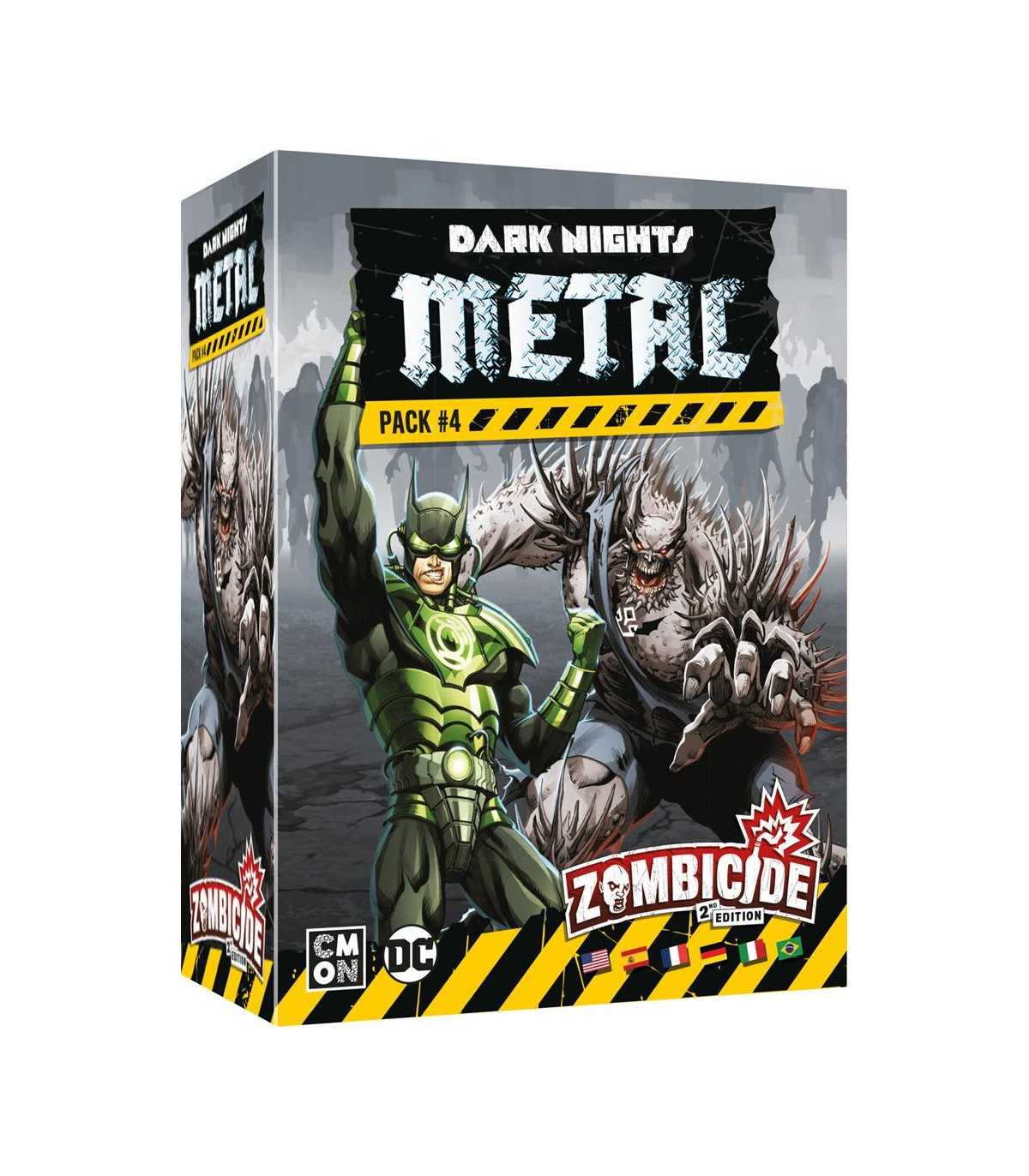 Zombicide: Dark Nights Metal Pack 4 - Espansione Avvincente per 1-6 Giocatori, Combattimenti e Miniature Dettagliate!