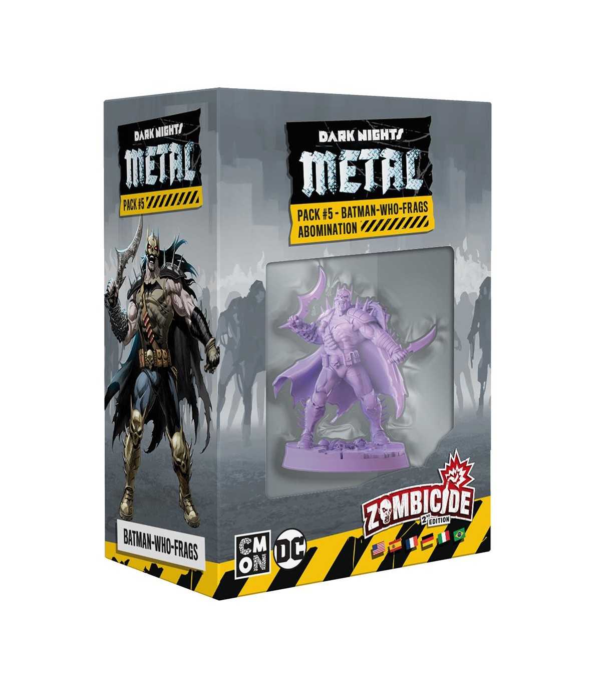 Zombicide - Seconda edizione - Dark Nights Metal Pack 5: Espansione con Batman Who Frags, Miniature e Azione Cooperativa!