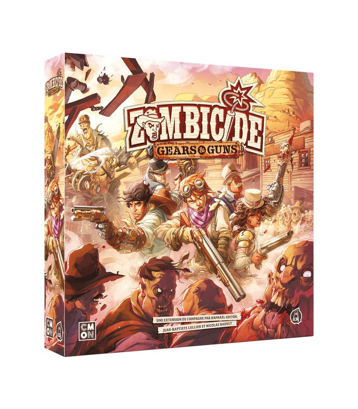 Zombicide Undead or Alive: Gears & Guns - Espansione Cooperativa nel Vecchio West, Combatti Zombie con Vapore!