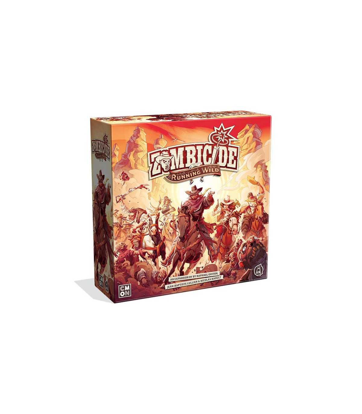 Zombicide Undead or Alive: Running Wild - Espansione Avvincente per 1-6 Giocatori, Combattimenti e Cavalli Zombi - Asmodee 2023
