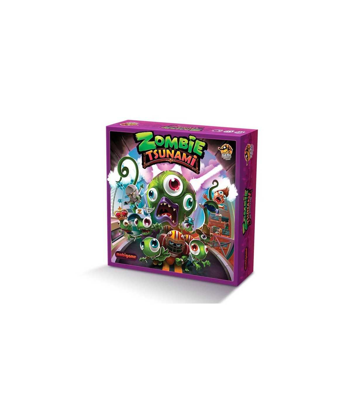 Zombie Tsunami - Gioco da Tavolo Semicooperativo per Feste, 3-6 Giocatori, Durata 35 Minuti, Divertimento e Strategia!