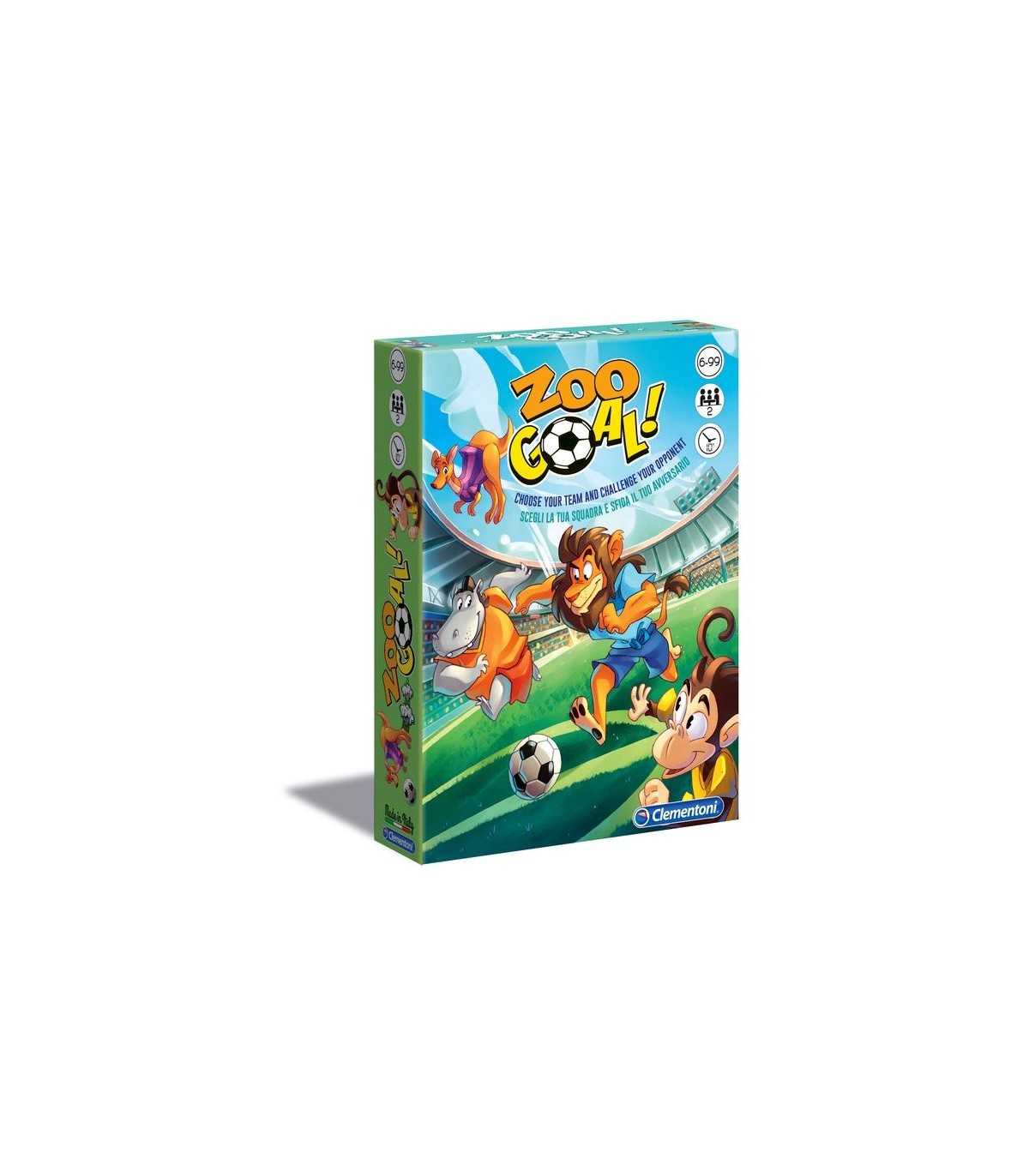 Zoo Goal - Gioco di Carte di Calcio per Tutti | Sfida Strategica con 132 Carte Illustrate | Divertimento per Famiglia e Amici